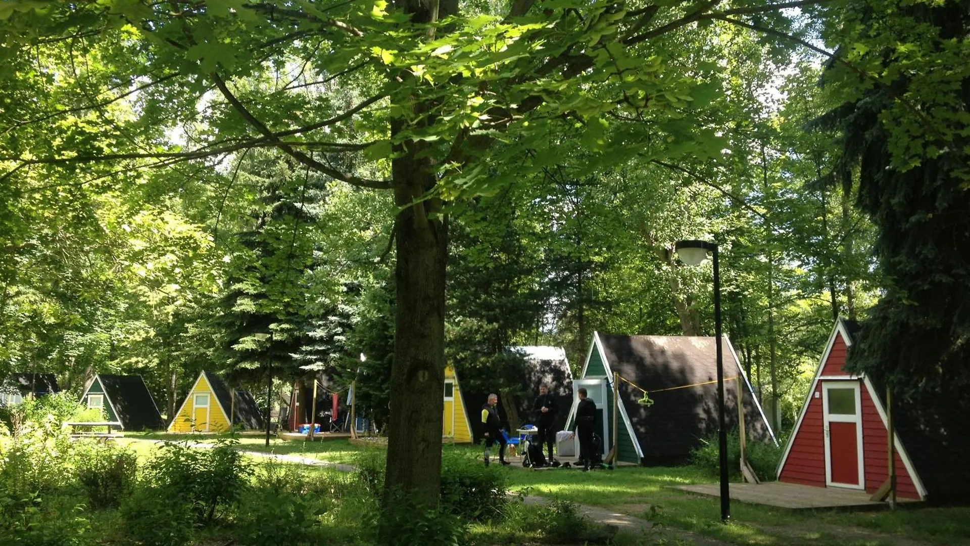 Finnhuette Im Ferienresort Kulkwitzer See Leipzig Germany